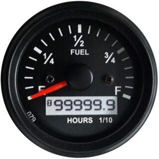 FUEL GAUGE ELECTRONIC WITH HOUR METER