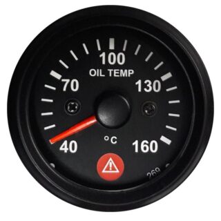 TEMPERATURE GAUGE 40-160 C WITH WARNING