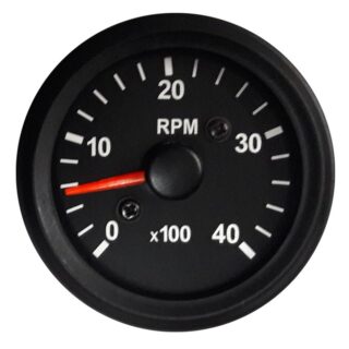 TACHOMETER 4000 RPM  52MM DIAMETER