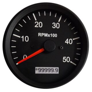TACHOMETER 5000 RPM WITH LCD HOUR