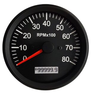 TACHOMETER 8000 RPM WITH LCD HOUR