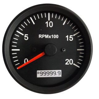 TACHOMETER 2000 RPM WITH LCD HOUR