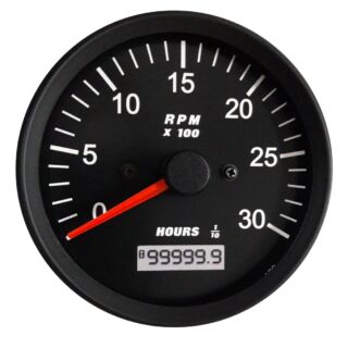 TACHOMETER 3000 RPM WITH LCD HOUR